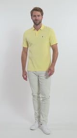 ADVANTAGE PERFORMANCE SHORT SLEEVE POLO - LEMON