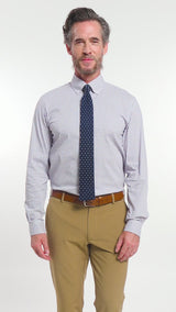 COOL FX PLAID BUTTON DOWN DRESS SHIRT SLIM - BIKING RED