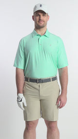 BIG & TALL GOLF SWINGFLEX ELITE POLO - LIMPET SHELL