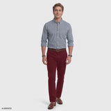 PERFORMANCE COMFORT PLAID BUTTON-DOWN SHIRT - BRIGHT COBALT
