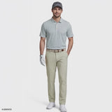 GOLF SWINGFLEX ELITE SHORT SLEEVE POLO - EGRET