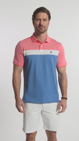 ADVANTAGE PERFORMANCE SHORT SLEEVE STRIPE POLO - DUBARRY