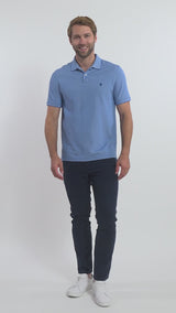 ADVANTAGE PERFORMANCE SHORT SLEEVE POLO - BRIGHT COBALT