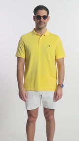 ADVANTAGE PERFORMANCE SHORT SLEEVE POLO - BANANA CREAM