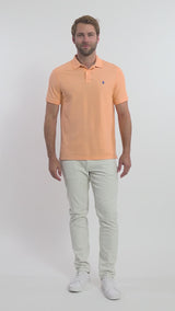 ADVANTAGE PERFORMANCE SHORT SLEEVE POLO - CANTALOPE