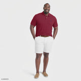 BIG & TALL ADVANTAGE PERFORMANCE SHORT SLEEVE POLO - ZINFANDEL