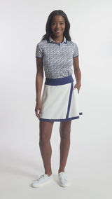 PENNY PULL-ON SKORT - BRIGHT WHITE