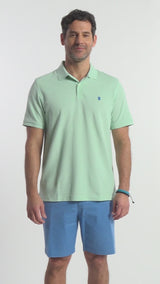 ADVANTAGE PERFORMANCE SHORT SLEEVE POLO - BIRDS EGG GREEN