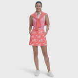 BREE PRINTED SKORT - SUGAR CORAL