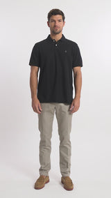 ADVANTAGE PERFORMANCE SHORT SLEEVE POLO SLIM - BLACK