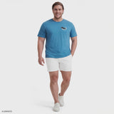 BIG & TALL SALTWATER SHORT SLEEVE GRAPHIC TEE - BLUE SAPPHIRE