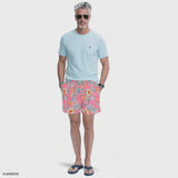 SALTWATER FISHING GEAR S/S GRAPHIC TEE - TANAGER TURQUOISE