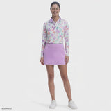 PALOMA PRINTED 1/4 ZIP PULLOVER - BRIGHT WHITE