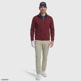 GOLF HYDRASHIELD QUARTER-ZIP - ZINFANDEL