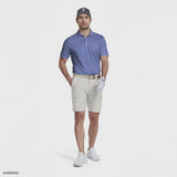 GOLF SWINGFLEX ELITE PRINTED POLO - BRIGHT COBALT