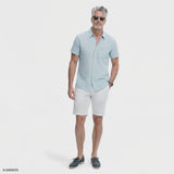 LUXURY SPORT L/S BUTTON-DOWN SHIRT - MILKY BLUE