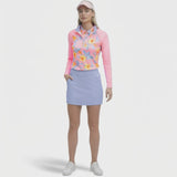 PALOMA PRINTED 1/4 ZIP PULLOVER - PRISM PINK