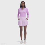PAULINE PLEATED PULL-ON SKORT - SHEER LILAC