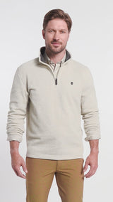 THERMASOFT SWEATER FLEECE 
QUARTER ZIP - ROCK HTHR
