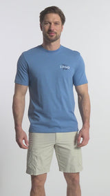 SALTWATER SHORT SLEEVE GRAPHIC TEE - RIVIERA