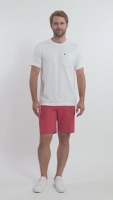 SALTWATER SOFT WASH POCKET TEE - BRIGHT WHITE