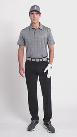 GOLF PRO Z1 DOBBY 5 POCKET PANT - BLACK
