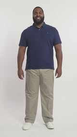 BIG & TALL ADVANTAGE PERFORMANCE POLO - PEACOAT