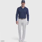 GOLF LONG SLEEVE PERFORMANCE POLO - SARGASSO SEA