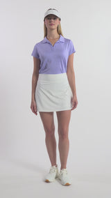 VENUS PLEATED BACK SKORT - BRIGHT WHITE