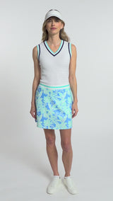 PAOLA PRINTED PULL-ON SKORT - LITTLE BOY BLUE