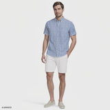 BREEZE S/S PRINTED BUTTON-DOWN SHIRT - REGATTA
