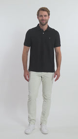 ADVANTAGE PERFORMANCE SHORT SLEEVE POLO - BLACK
