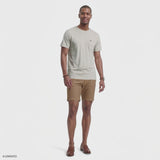SALTWATER SOFT WASH POCKET CREW - OATMEAL HTR