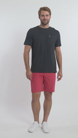 SALTWATER SOFT WASH POCKET TEE - BLACK