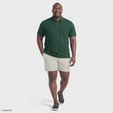 BIG & TALL ADVANTAGE PERFORMANCE SHORT SLEEVE POLO - SYCAMORE