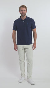 ADVANTAGE PERFORMANCE SHORT SLEEVE POLO - PEACOAT