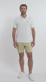 ADVANTAGE PERFORMANCE SHORT SLEEVE POLO - BRIGHT WHITE