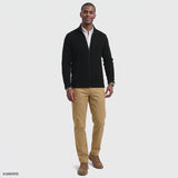 SHAKER FLEECE JACKET - BLACK