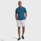 INTERLOCK SHORT SLEEVE POLO - BLUE SAPPHIRE