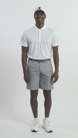 GOLF GRID POLO - BRIGHT WHITE