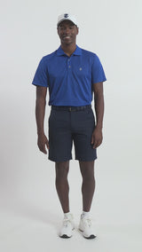 GOLF GRID POLO - COBALT BLUE