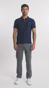 ADVANTAGE PERFORMANCE SHORT SLEEVE POLO SLIM - PEACOAT
