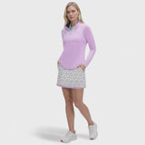 PALOMA 1/4 ZIP PULLOVER - SHEER LILAC