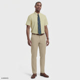 ALL-OVER STRETCH S/S BUTTON-DOWN DRESS SHIRT - SUNDRESS