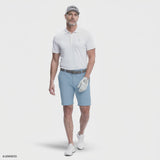 GOLF SWINGFLEX DOBBY SHORT - PLACID BLUE
