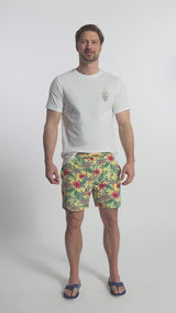 SALTWATER SHORT SLEEVE GRAPHIC TEE - BRIGHT WHITE