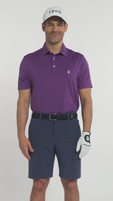 GOLF SWINGFLEX ELITE MESH POLO - SUNSET PURPLE