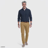MICROFLEECE QUARTER-ZIP  - NAVY BLAZER