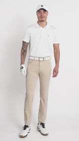 GOLF PRO Z1 DOBBY 5 POCKET PANT - PLAZA TAUPE