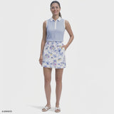 BREE PRINTED SKORT - BRIGHT WHITE